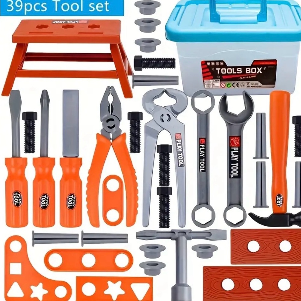 Kids Play Tool Set -39 Pcs